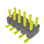 Conn Unshrouded Header HDR 10 POS 2.54mm Solder ST Top Entry SMD Tube