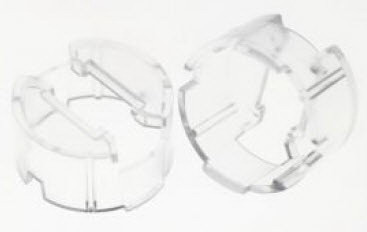 Carclo Technical Plastics-10206 Lighting Accessories Flat Bottom Clear LED Accessories