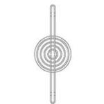 SANYO DENKI-109-1037 Wärmemanagement-Zubehör EMC GUARDS 120MM SQ. TYPE ,NICKEL-CHROME PLATING