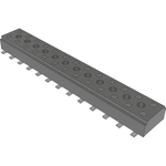 Conn Socket Strip SKT 26 POS 2mm Solder ST Top Entry SMD TIGER CLAW™ Tube