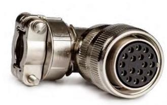 ITT Corporation-CA08COME18-1SW Connettore circolare Conn Circular SKT 10 POS Solder Cup RA Cable Mount 10 Terminal 1 Port