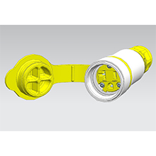 Molex-15W33GCM Steckverbinder Conn Power RCP 2Power/1Ground POS ST Cable Mount 3 Terminal 1 Port Watertite®