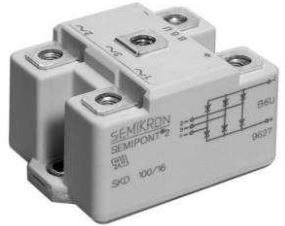 Semikron-SKD 100/08 Brückengleichrichter Rectifier Bridge Diode Single 800V 120A 4-Pin Case G-17