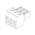Conn Eurostyle Block 3 POS 3.81mm RA 11A/Contact Eurostyle™