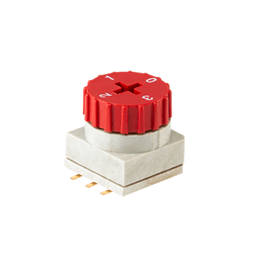Same Sky (formerly CUI Devices)-RDS3-4S-1065-3-SMT-TR Conmutador DIP Switch DIP N.O./N.C. SP4T 4 Numbered Dial 0.15A 42VDC Gull Wing 2.54mm SMD T/R