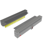 Cable Assembly 0.06m 30AWG 0.64mm 40 to 40 POS IDC Connector to IDC Connector F-M TIGER EYE™ Clamshell