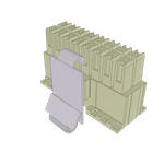 Conn Housing RCP 16 POS 2.54mm Crimp ST Cable Mount Mini Mate® Tube
