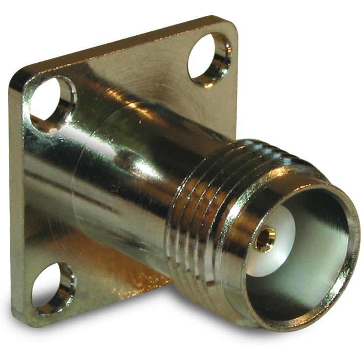 Amphenol RF-122396 射频连接器 Conn TNC 0Hz to 11GHz 50Ohm Solder ST Flange Mount F Gold