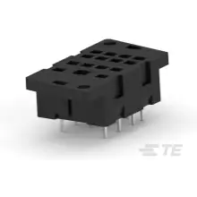 TE Connectivity-PT78600 Relay Sockets Relay Sockets Solder Terminal 6A 400VAC Flange Mount 4Pole