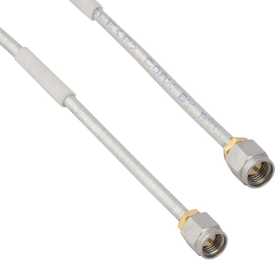 Amphenol RF-095-902-450-012 同轴电缆组件 Cable Assembly 0.141 Semi-Rigid Conformable 0.305m SMA to SMA M-M