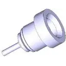 HUBER+SUHNER-22_MCX-50-0-19/111_NH RF-Steckverbinder Conn MCX 0Hz to 6GHz 50Ohm ST Panel Mount F Gold Over Nickel Phosphorus Bulk