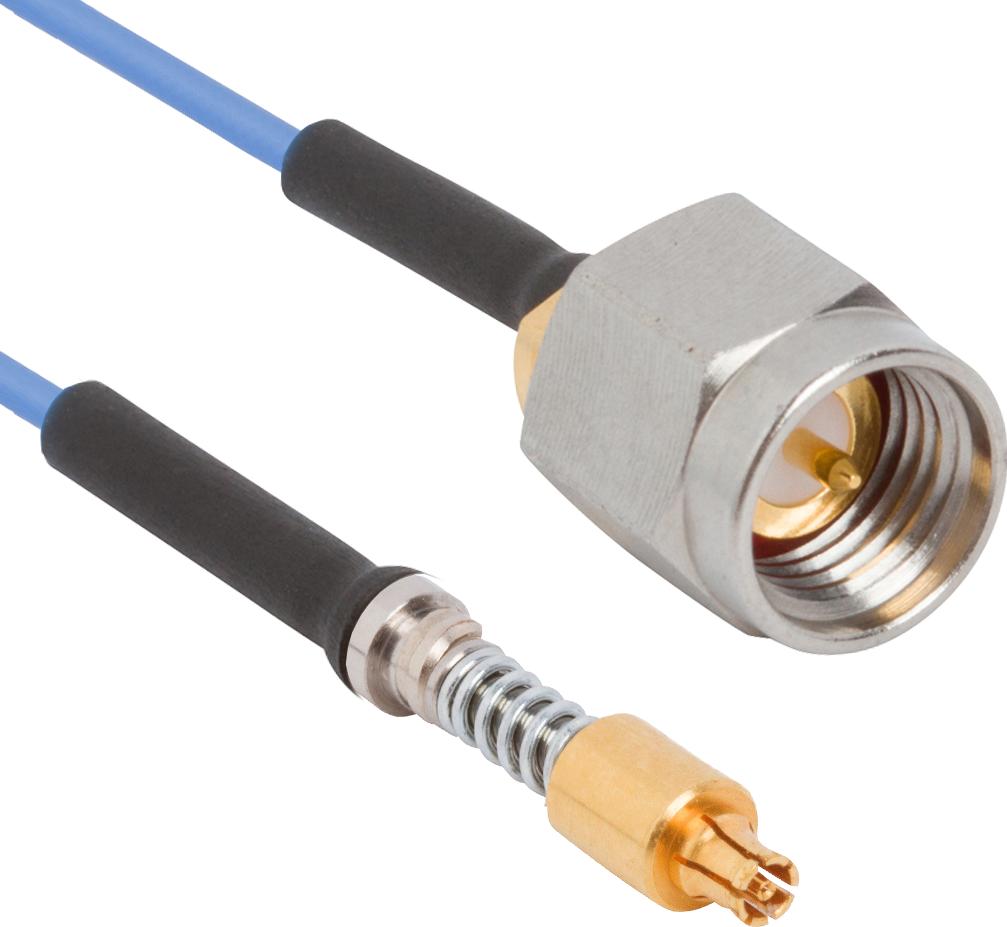 Amphenol-7038-0371 Kabelbaugruppen Koaxial Cable Assembly Coaxial 0.304m SMPS to SMA F-M Bag