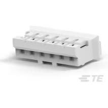TE Connectivity-440129-6 Connector Discrete Wire Housing Conn Housing RCP 6 POS 2mm Crimp ST Cable Mount Natural Bag/Carton