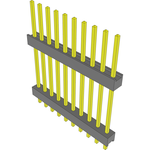 Conn Board Stacker HDR 10 POS 2.54mm Solder ST Top Entry Thru-Hole Bulk