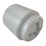 Standoff Round F 4-40-THD Aluminum 6061