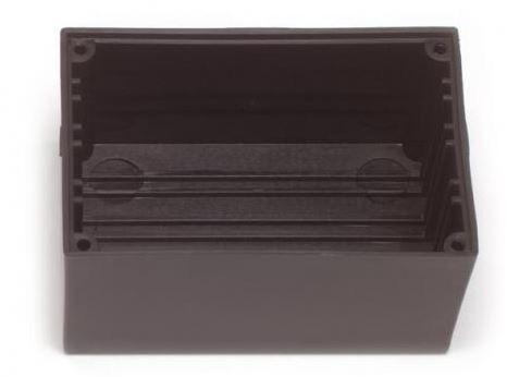Pomona Electronics-3850-0 Cajas, compartimentos y anaqueles Black Thermoplastic Box With Card Guides and Cover