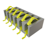 Conn One Piece Interface M 6 POS 2.54mm Solder ST SMD Tube