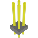 Conn Unshrouded Header HDR 4 POS 2mm Solder ST Top Entry Thru-Hole Bulk