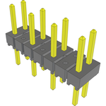 Conn Unshrouded Header HDR 8 POS 5.08mm Solder ST Top Entry Thru-Hole Bulk