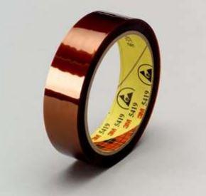 3M-5419 1/4X36 Bänder und Klebebänder Tapes Film Silicone Gold Polyimide Film 33m