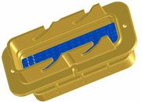 Molex-85071-0100 Custodia filo connettore dedicato Conn Housing RCP 84 POS 0.3mm Crimp ST Cable Mount Black Bag