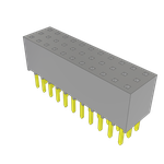 Conn Socket Strip SKT 33 POS 2.54mm Solder ST Top Entry Thru-Hole Bulk