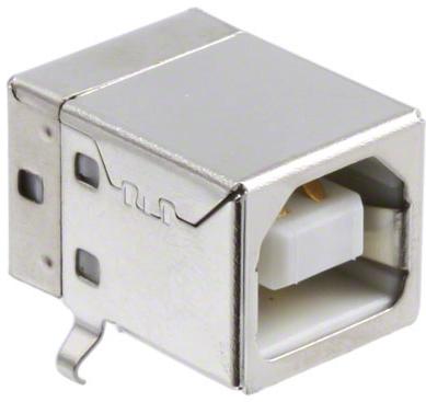 CnC Tech, LLC-1001-003-02000 Connector USB Conn USB 1.1 Type B RCP 4 POS 2.5mm Solder RA Thru-Hole 4 Terminal 1 Port