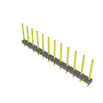 Conn Unshrouded Header HDR 12 POS 5.08mm Solder ST Top Entry Thru-Hole Bulk