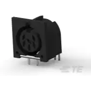 TE Connectivity-9-211509-0 Steckverbinder, rund Conn Circular DIN SKT 6 POS Solder RA Thru-Hole 6 Terminal 1 Port Tube