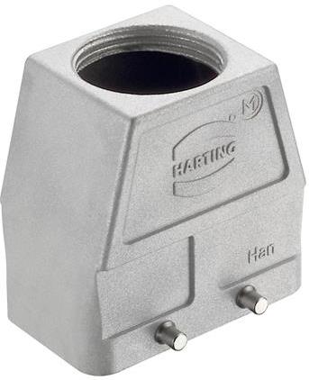 HARTING-19628100428 Schrumpfbalgenadapter Hood 180° 10B Shell Size Die Cast Aluminum Double Lock Han®