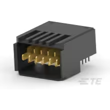 TE Connectivity-120956-1 Blackplane del conector Conn Backplane HDR 6 POS 3mm Press Fit RA Thru-Hole Box