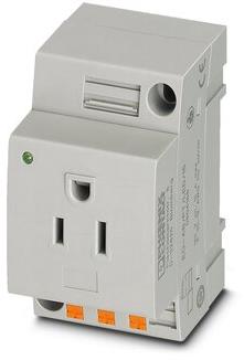 PHOENIX CONTACT-0804168 Steckverbinder Conn Power SKT 3 POS Push-In DIN Rail 3 Terminal 1 Port