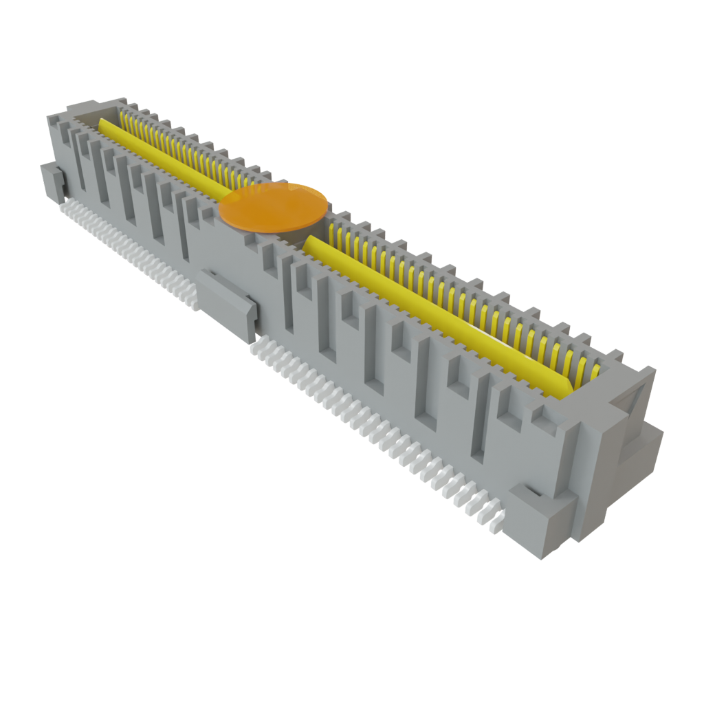 Samtec-QMS-052-05.75-L-D-A-K Connector Headers and PCB Receptacles Conn Micro High Speed Terminal Strip HDR 104 POS 0.635mm Solder ST Top Entry SMD Tray