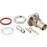 Conn BNC 0Hz to 4GHz 50Ohm Crimp ST Panel Mount F Gold