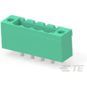 TE Connectivity-796867-4 Steckverbinderleisten und Leiterplattenbuchsen Conn Shrouded Header (4 Sides) M 4 POS 5.08mm Solder ST Top Entry Thru-Hole Carton