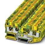 PHOENIX CONTACT-3212950 Steckverbinder, Klemmenblöcke Conn Ground Modular Terminal Block 4 POS Push-In Spring G DIN Rail/T DIN Rail
