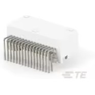 TE Connectivity-1318745-9 连接器插头及 PCB 插座 Conn Shrouded Header (4 Sides) HDR 32 POS 2.2mm Solder RA Thru-Hole Tube