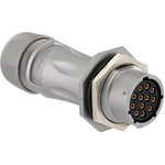 Eaton-UT0X7MS1412P Steckverbinder, rund Conn Circular PIN 12 POS Crimp/Screw ST Jam Nut 12 Terminal 1 Port