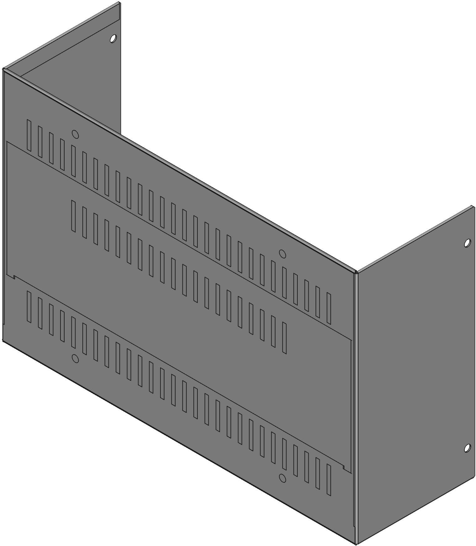 Hammond Manufacturing-1426V Kästen, Gehäuse und Gestelle Beige Steel/Aluminum Instrument Enclosure