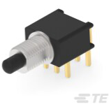TE Connectivity-1825098-2 Switch Push Button Push Button Switch with Round Plunger