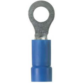 Panduit-EV14-10RB-L 连接器端子 Ring Terminal 14-16AWG Copper Blue 23.4mm Tin Bag