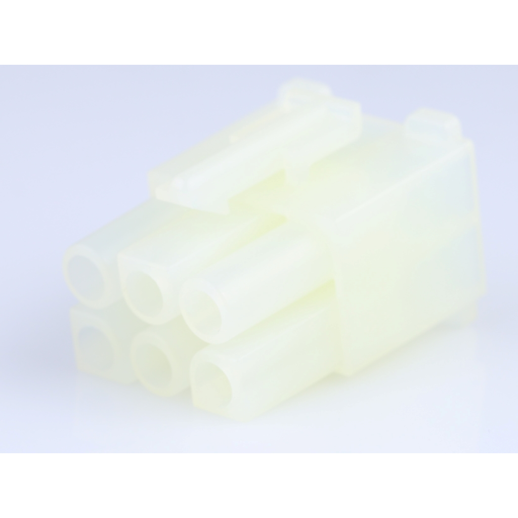 Molex-0039036064 Gaine de câblage de raccordement discret Conn Housing RCP 6 POS 6.7mm Crimp ST Cable Mount Natural Bag