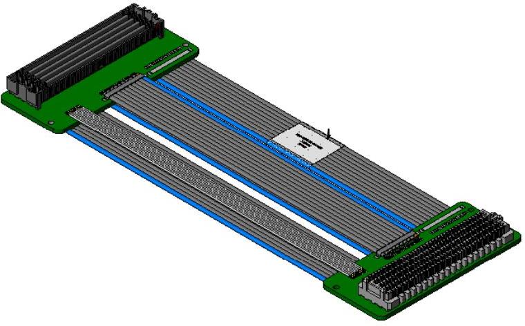 Samtec-HDR-169468-04 Flachband Kabelbaugruppen HDR CABLE ASSEMBLY