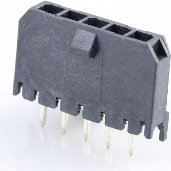 Molex-43650-0529 Steckverbinderleisten und Leiterplattenbuchsen Conn Wire to Board HDR 5Power POS 3mm Solder ST Top Entry Thru-Hole Micro-Fit 3.0 Tray