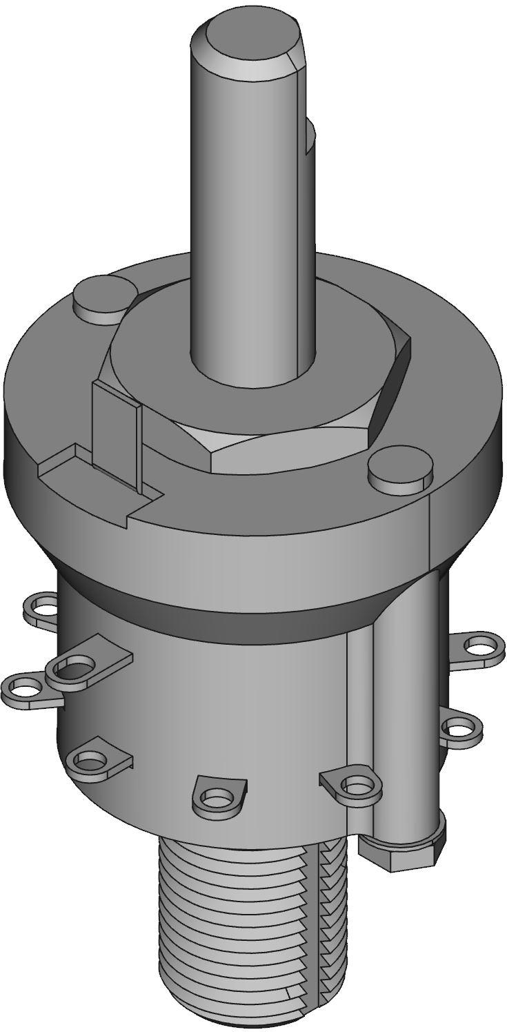 Grayhill-44HS90-01-1-02N Drehschalter Switch Rotary SPDT 2 Flatted Shaft Solder Lug 5A 115VAC 28VDC