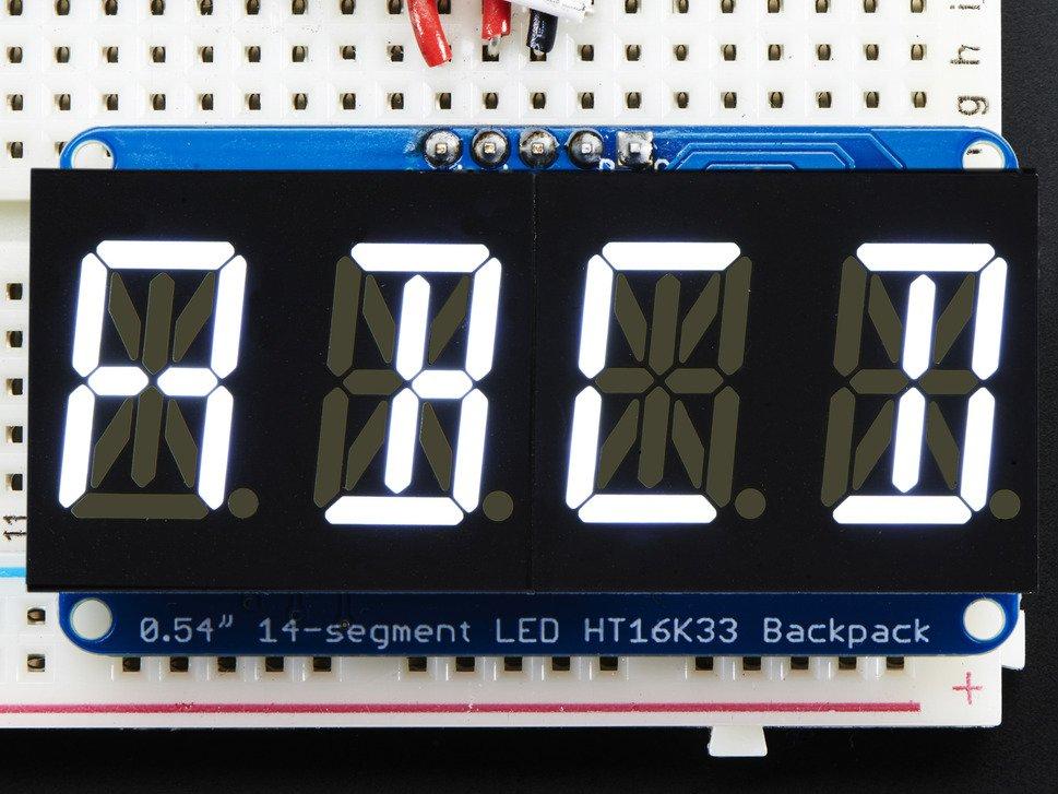 Adafruit Industries-2157 Kit e strumenti di sviluppo LED Display Segmented Development Board
