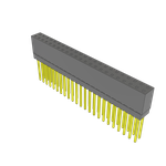 Conn Elevated Socket SKT 46 POS 2.54mm Solder ST Top Entry Thru-Hole Tube