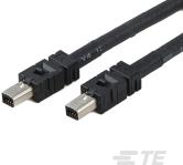 TE Connectivity-1-2205131-3 null Cable Assembly Patch Cord 2m 26AWG RJ-45 to RJ-45 8 to 8 POS M-M Crimp-Crimp