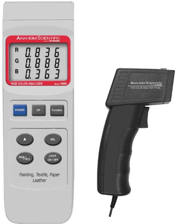 Global Specialties-H500 null RGB Color Analyzer Handheld 9V
