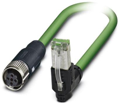PHOENIX CONTACT-1407538 Andere Kabelbaugruppen Cable Assembly Profinet 5m 22AWG RJ-45 to M12 Circular